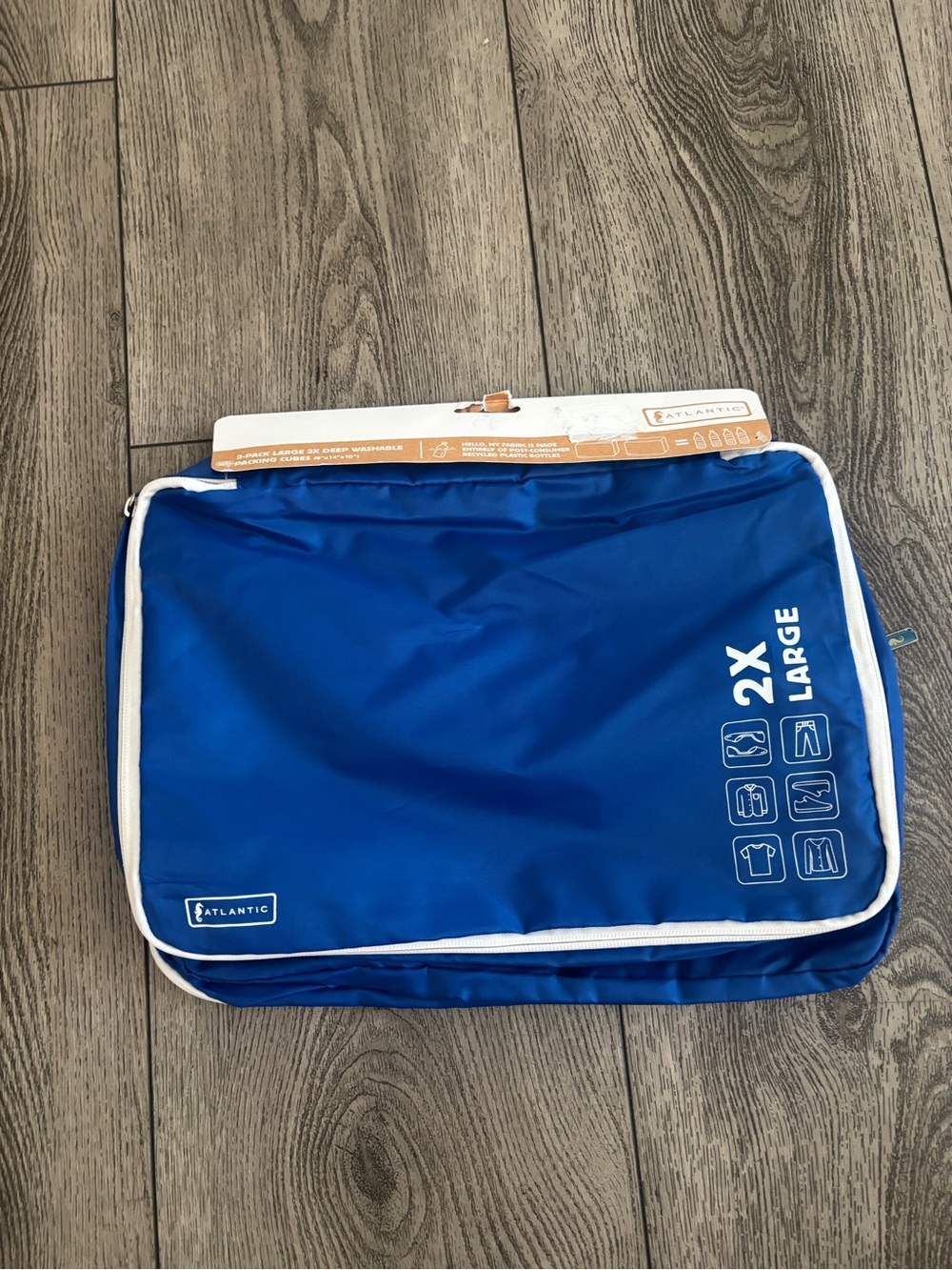 Blue Large Packing Cube - 2X Travel Organizer